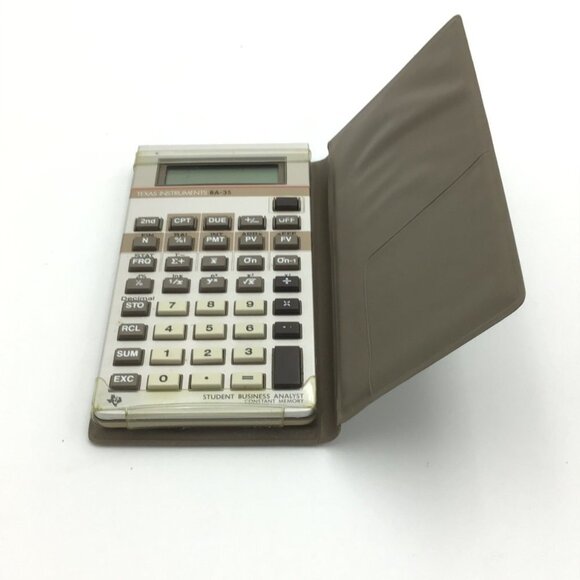 TEXAS INSTRUMENTS BUSINESS ANALYST BA-35 CALCULATOR - Picture 2 of 4